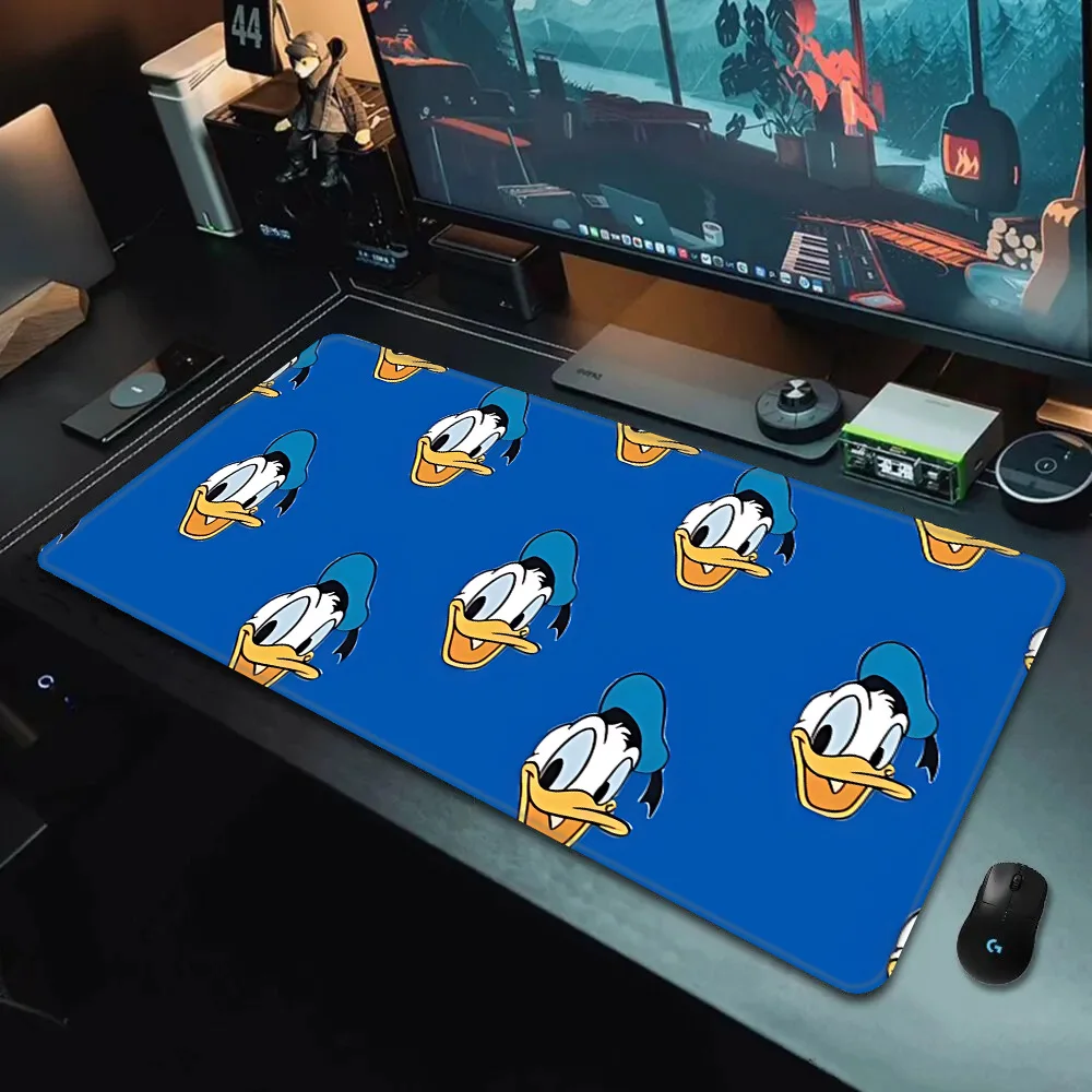 Cartoon Donald Duck Daisy Ducks Mousepad HD Printing Computer Locking Edge Non-slip Mouse Pad XXL90x40cm Keyboard PC Desk Pad