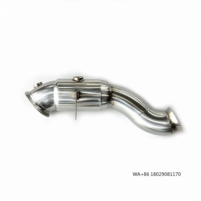 OEM SS304 Straight-Through Turbo Downpipe with Sport Headers for  E300 W213 2.0T (2017-2019)