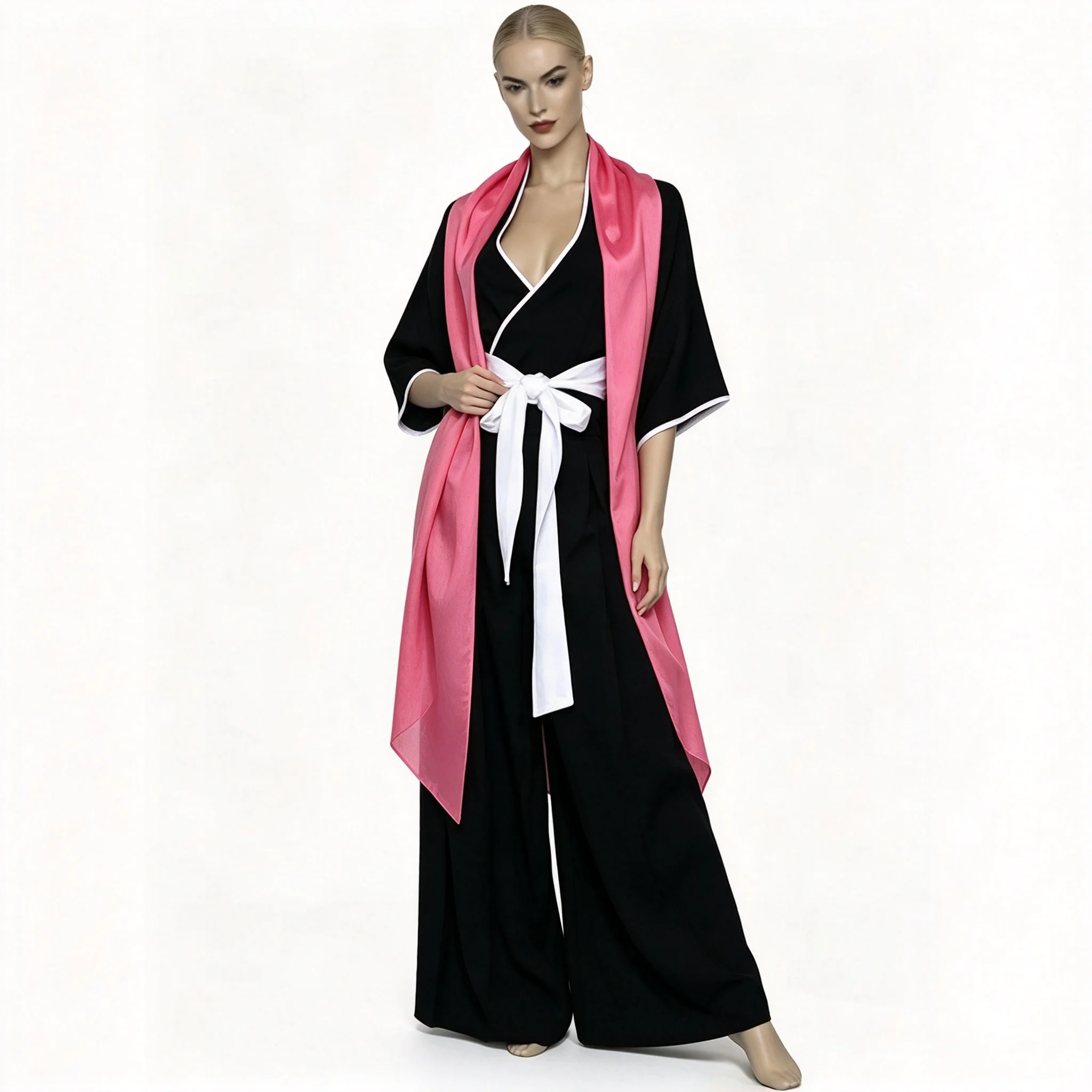 In Stock Rangiku Matsumoto Cosplay Costume, Matsumoto Rangiku Outfit, BLEACH Cosplay Full Set, High Reduction Cos Suit, Black Ki