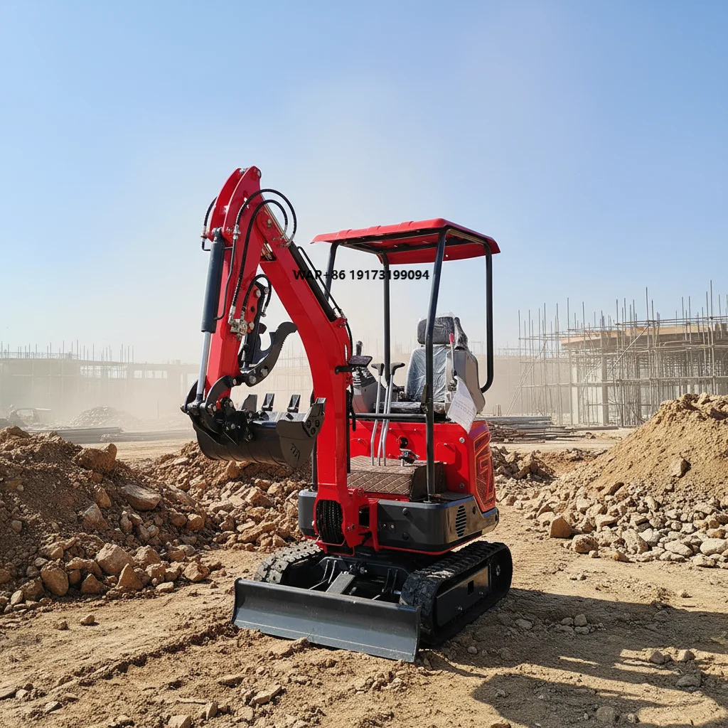 

High Quality CE EPA 1.2Ton Mini Excavator Farm Hydraulic Crawler Small Digger Orchard Earthwork Micro Bagger