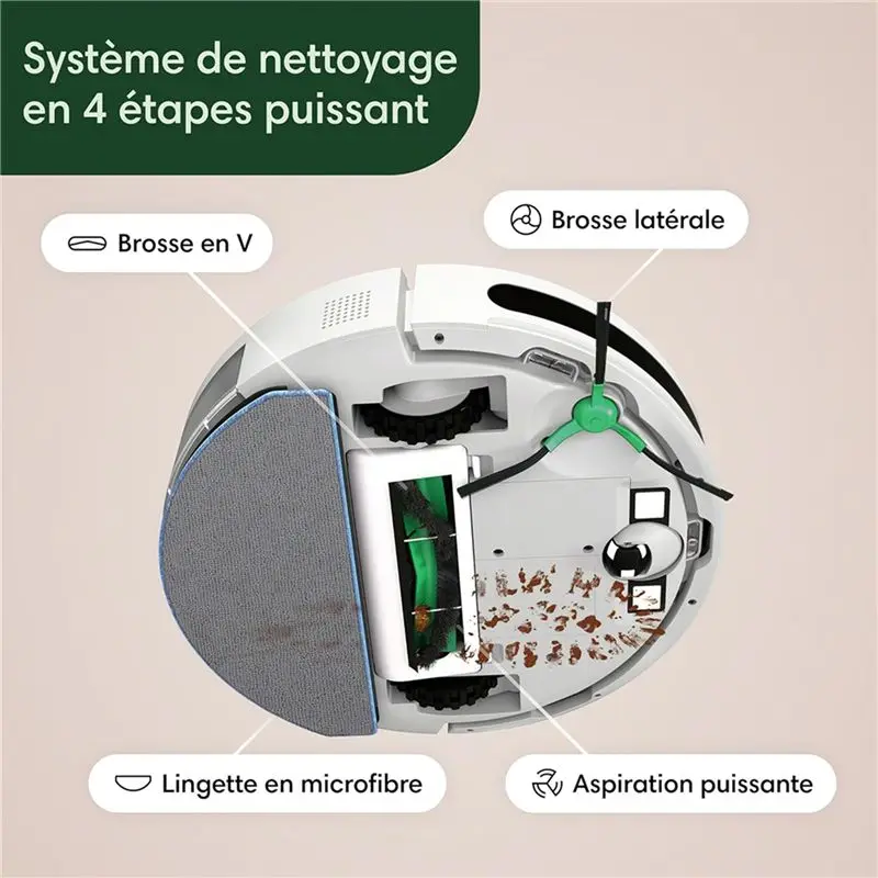 ABGG-2 Set Robot Vacuum Cleaner For Irobot Roomba Combo Essential Y0112 Powerful Robot Vacuum Accessories