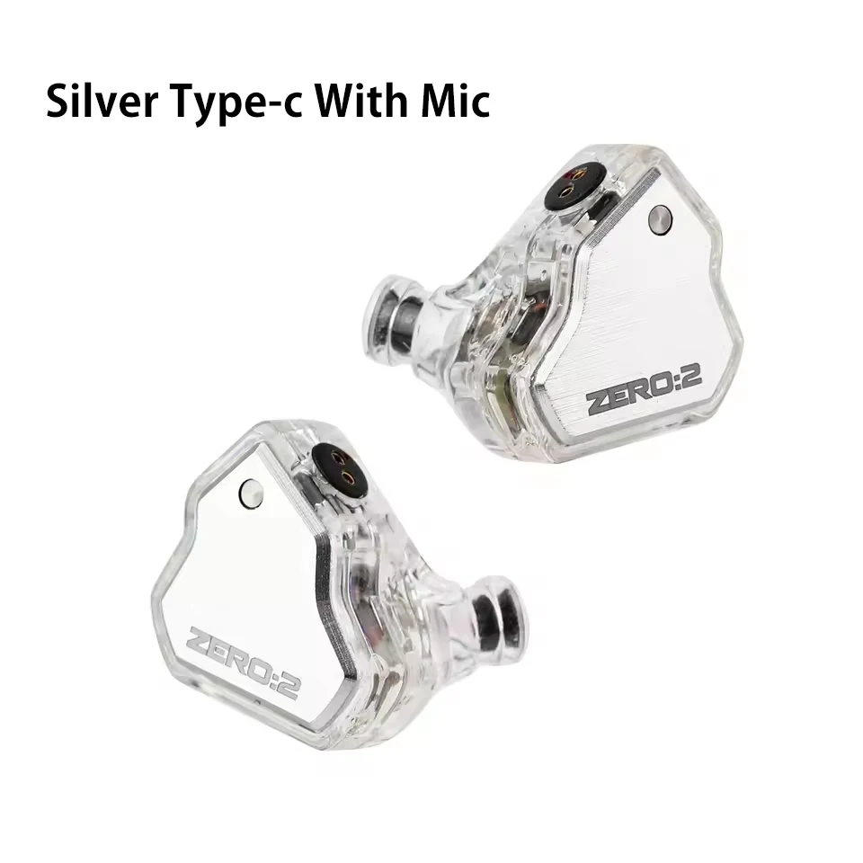 7Hz x Crinacle Zero 2 Bijgewerkte 10 mm dynamische driver IEM bedrade oordopjes Oortelefoon Gaming-oordopjes met OFC IEM-kabel voor muzikant