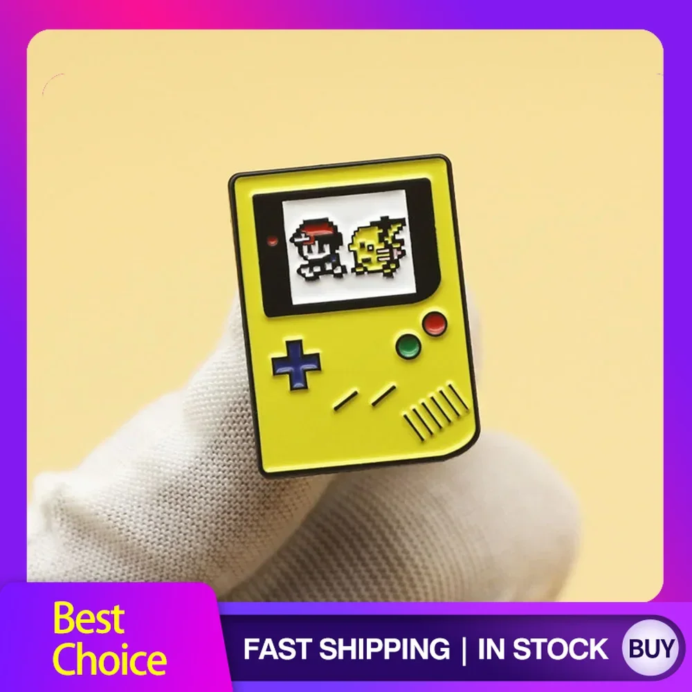 

Japanese Anime Pokemon Enamel Lapel Pin Game Machine Collect Badge Cute Children Gift Jewelry Adorn Backpack Hat Collar Brooches