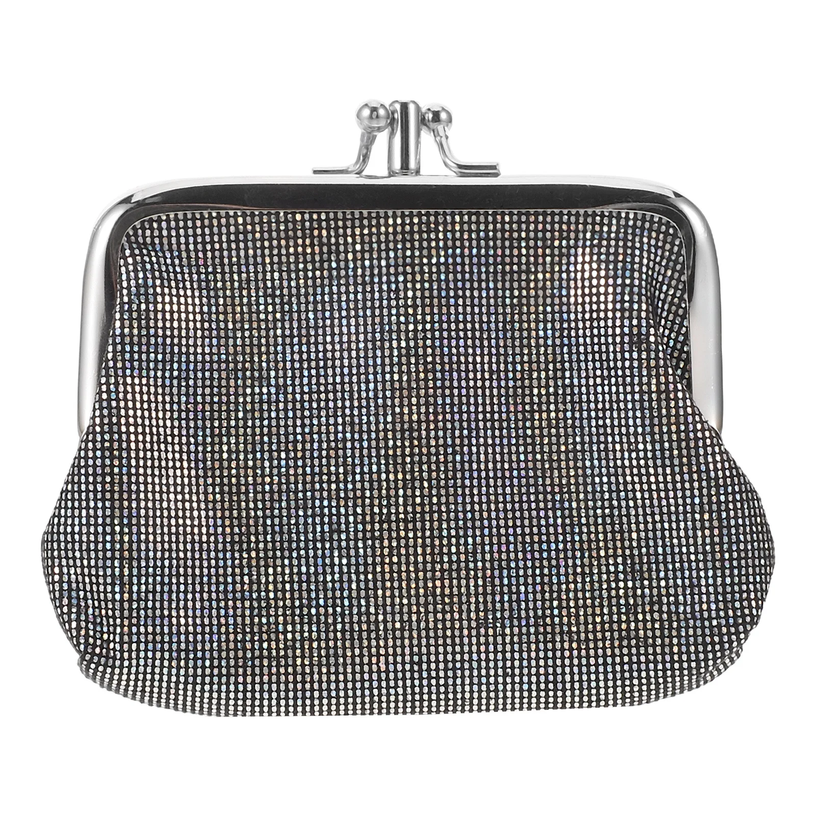 

Vintage Kiss Lock Coin Purse Small Wallet Mini Clutch Buckle Lock Women Elegant Secure Party Accessory Mini Wallet