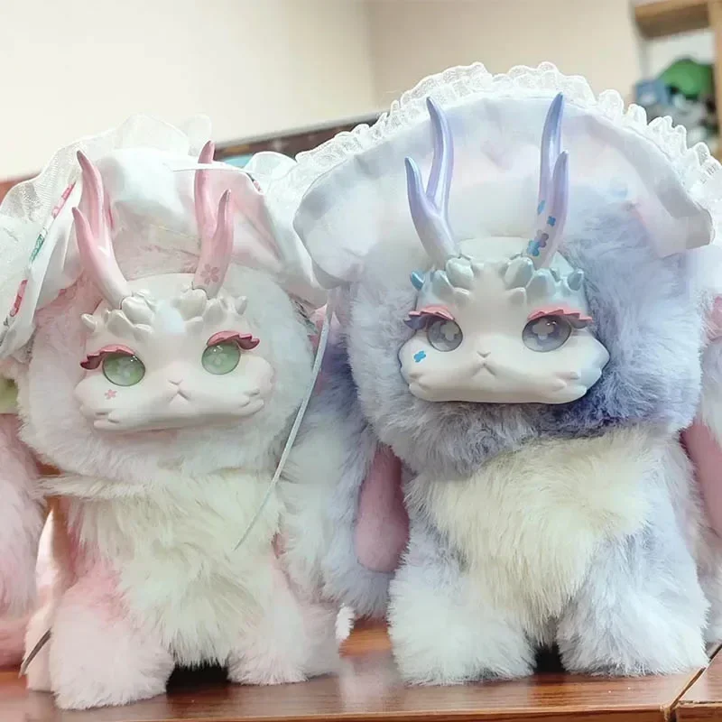 Tutulong fantasia floresta chá festa série caixa cega boneca bonito caixa aleatória mistério surpresa coelho dragão brinquedos macios presentes do miúdo