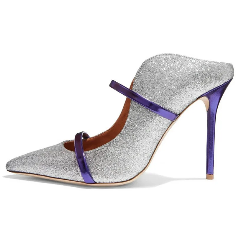 

2025 Autumn Women High Heeled Shoes for Woman's Pointed Toe Stiletto Slip-On Shallow Narrow Band Pumps Mujer Zebra Stripe Shoes