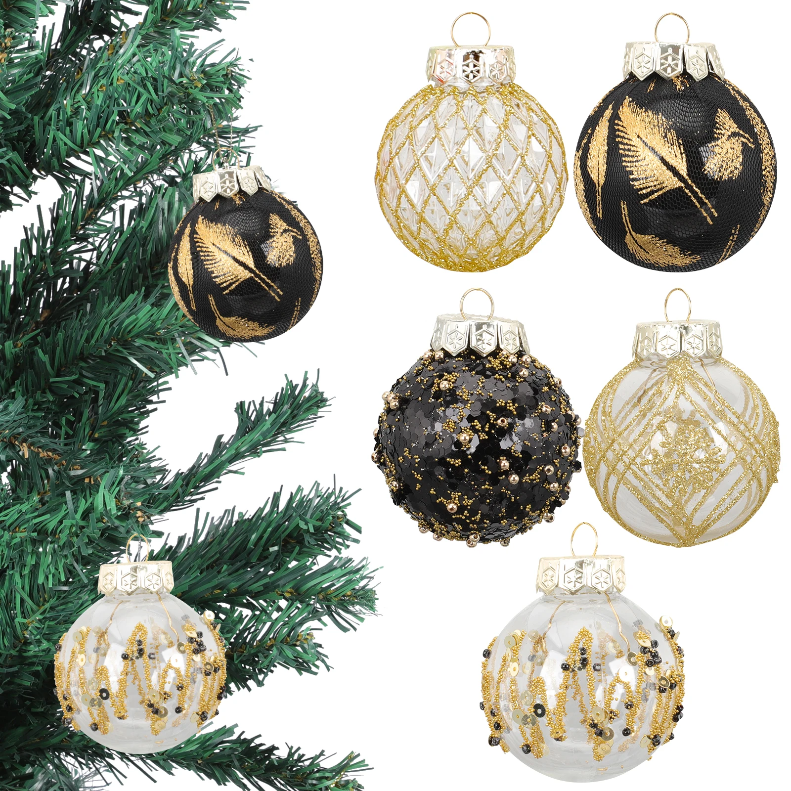 

25Pcs Xmas Ball Decoration Set Weather Resistant Hanging Tree Balls for Christmas Party Indoor Outdoor Decor Christmas Tree