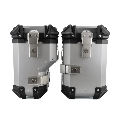 For BMW F700gs F800gs Motorcycl 38L Aluminum Alloy Side Box Dodging The Exhaust Pipe Side Boxs