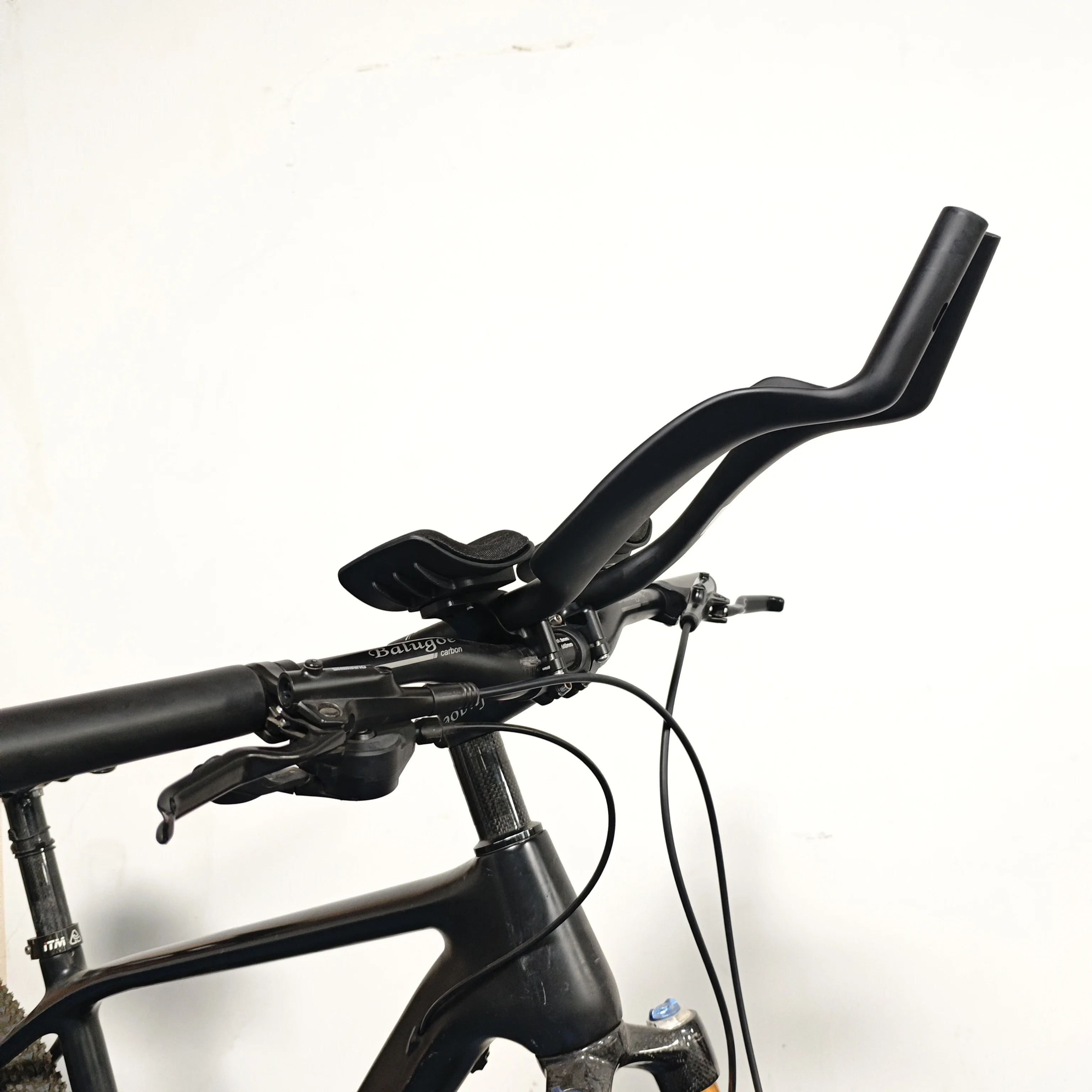 Aerobar Bracket Riser Kit Black Mountain Road Bike Auxiliary Handlebar TT Bicycle Rest Handle Height/Diameter Change 31.8-22.2