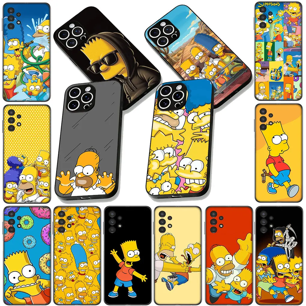 Мягкий чехол The Wallpaper S-Simpsons-Anime для OPPO A38 A18 A17 A40 A60 A80 A16 A78 A79 A54 A58 A57 4G 5G, чехол для телефона
