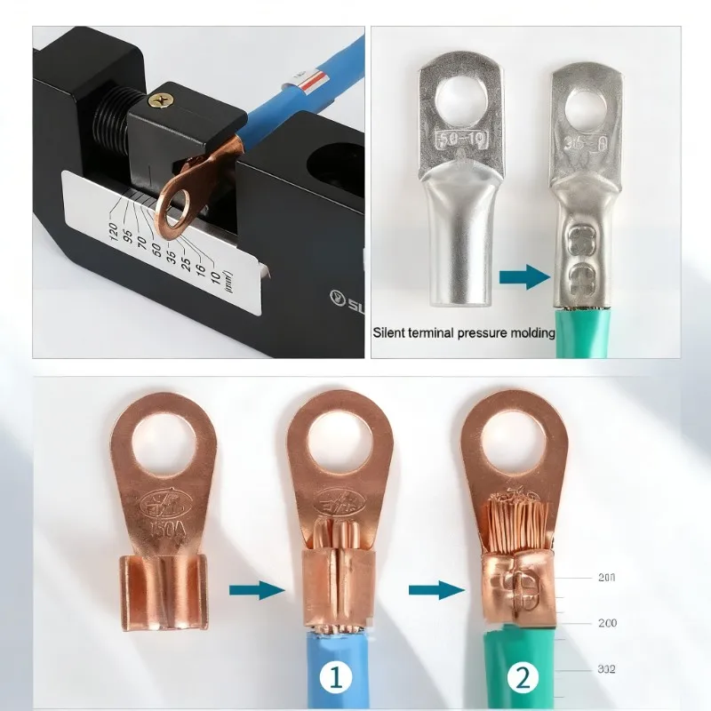 KH-230 hydraulic crimping pliers, cable terminal crimping device, suitable for electrical terminal wiring work of 10-240mm ²