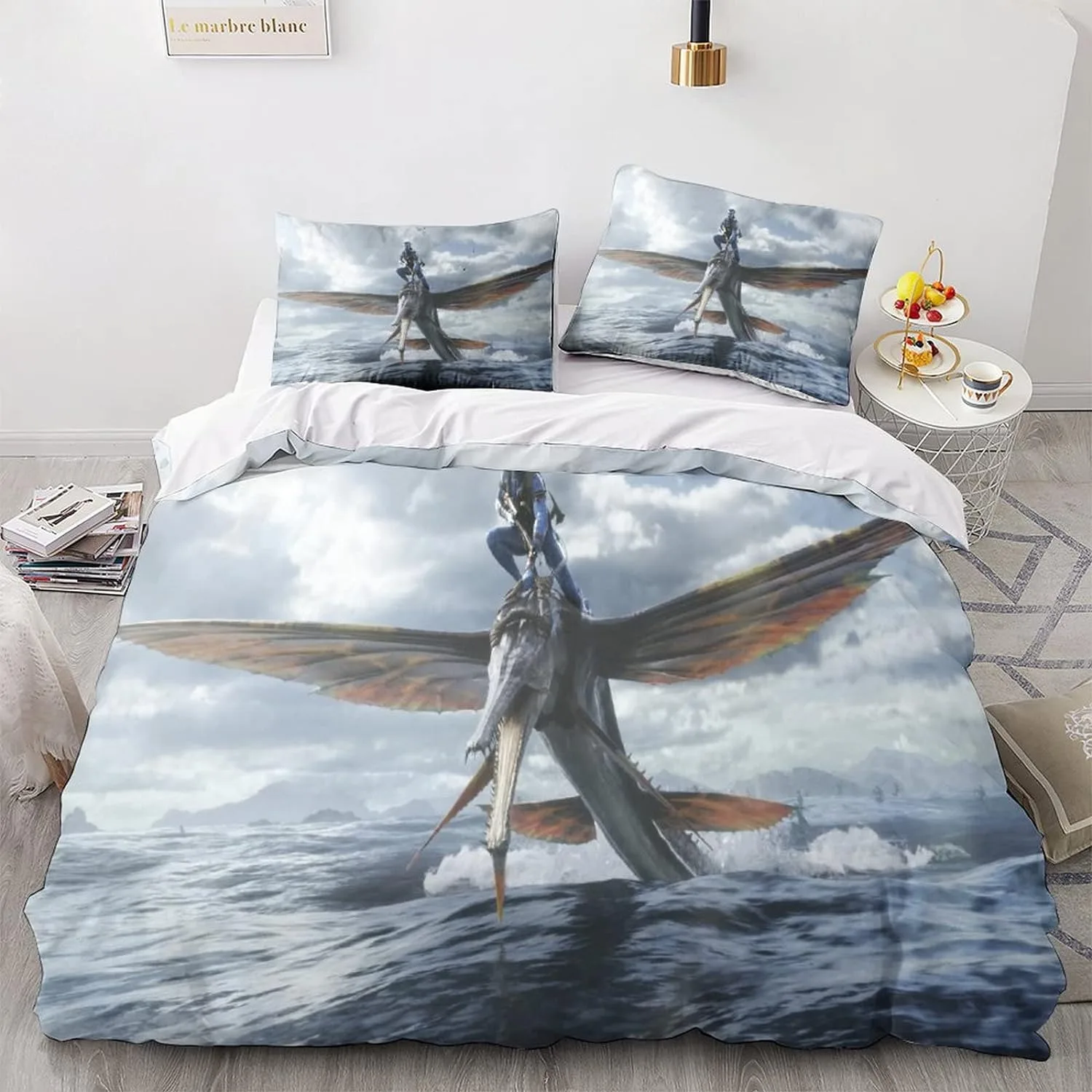 Avatars Bedding The Way of Water Printed Bed Sets, Exquisite Bed Supplies, Duvet Cover, 3D Print Quilt Cover