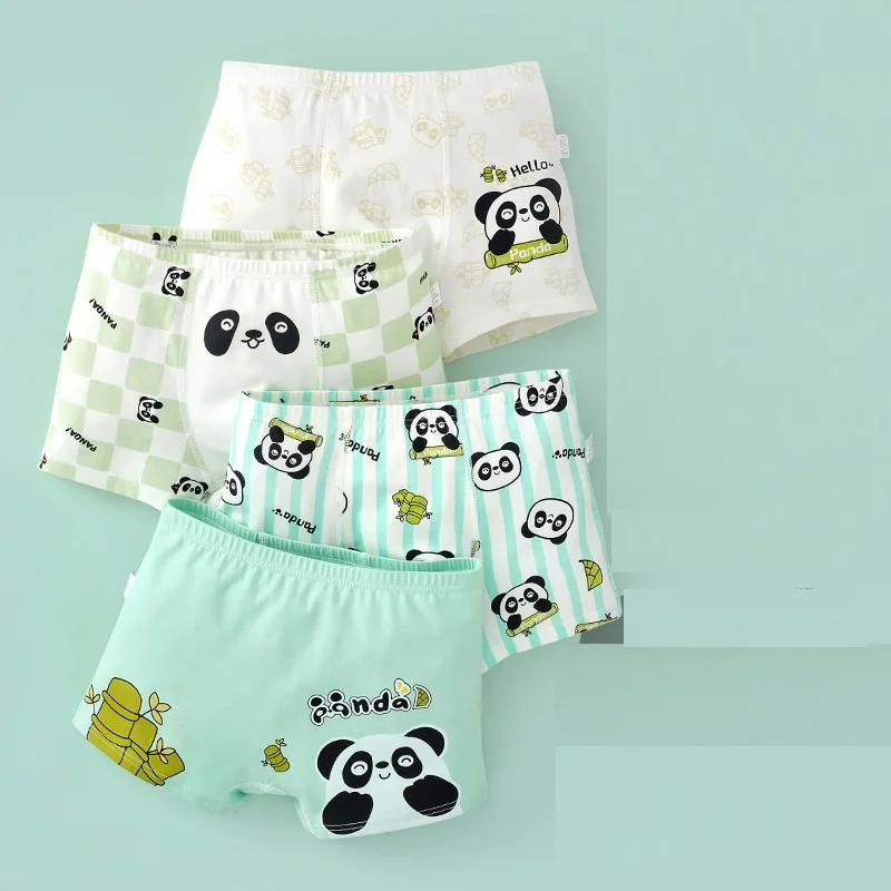 new children boy boxer panties kids cartoon 95% cotton 4pc/lot baby clothes spring autumn students pant M-5XL 2-16year