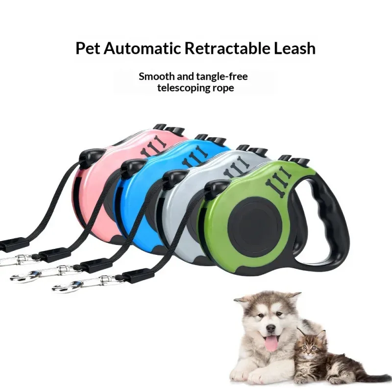 

Automatic Retractable Dog Leash - Anti-Pull Safety Leash with Adjustable Length, Tangle-Free for Outdoor Walks (CE Certified)​