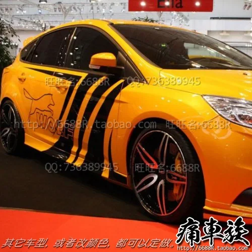 Car stickers For Ford Focus 2016 body appearance modified decorative WOLF Wolf vehicle Racing decals