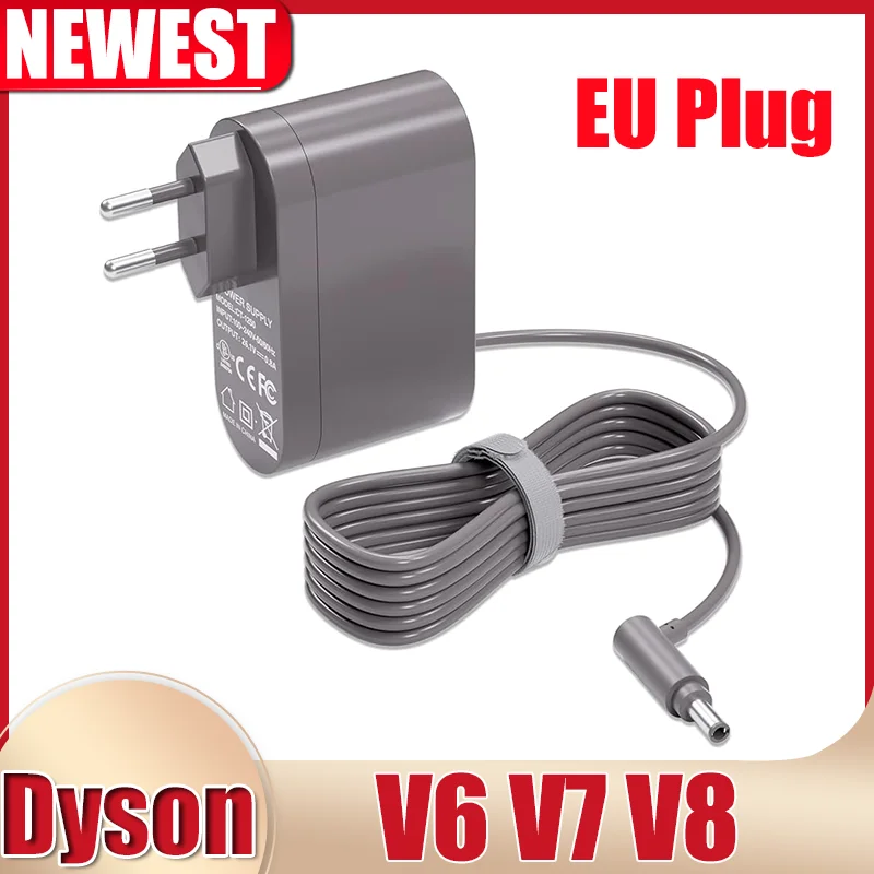 Dyson掃除機用の交換用充電器,オリジナル,v6,v7,v8,ふわふわ,sv03,sv04,sv05,sv06,sv07,dc58,dc59,dc60,26.1v