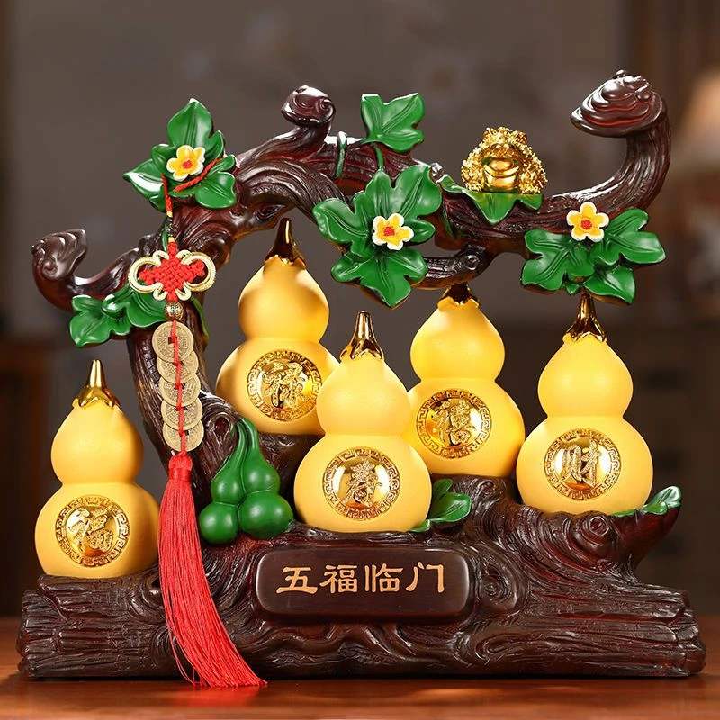 

Fortune Gourd Ornaments Living Room Cabinet Entrance Decorations Furnishings Opening Housewarming Gift