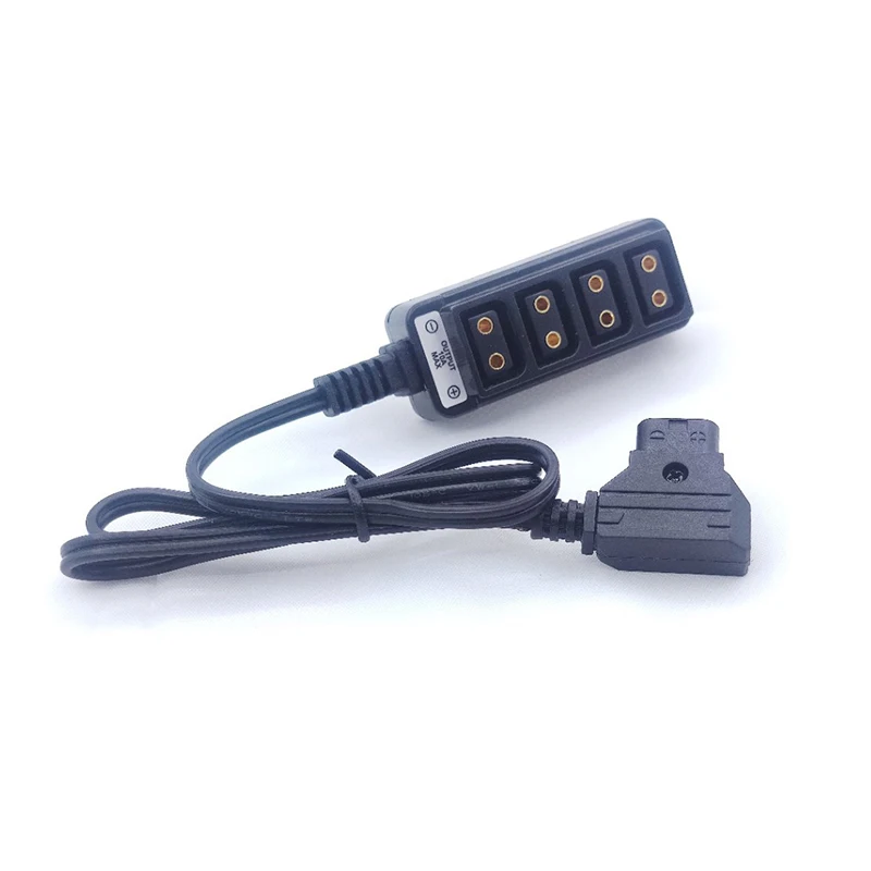 D-Tap Male To 4-Port D-Tap Female Camera Power Supply Distributor DTAP Fourway Splitter for Anton V-mount Battery