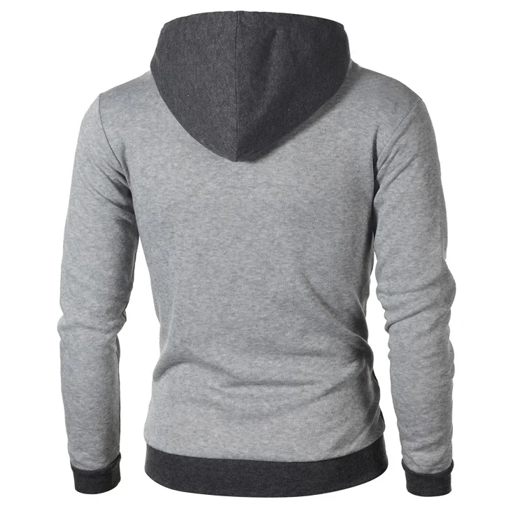 Zip Up Herren Hoodies Herbst Winter verdicken Fleece männlich schwere Kapuzenjacke warme Mäntel Outdoor-Jacken für Männer – Detail 4