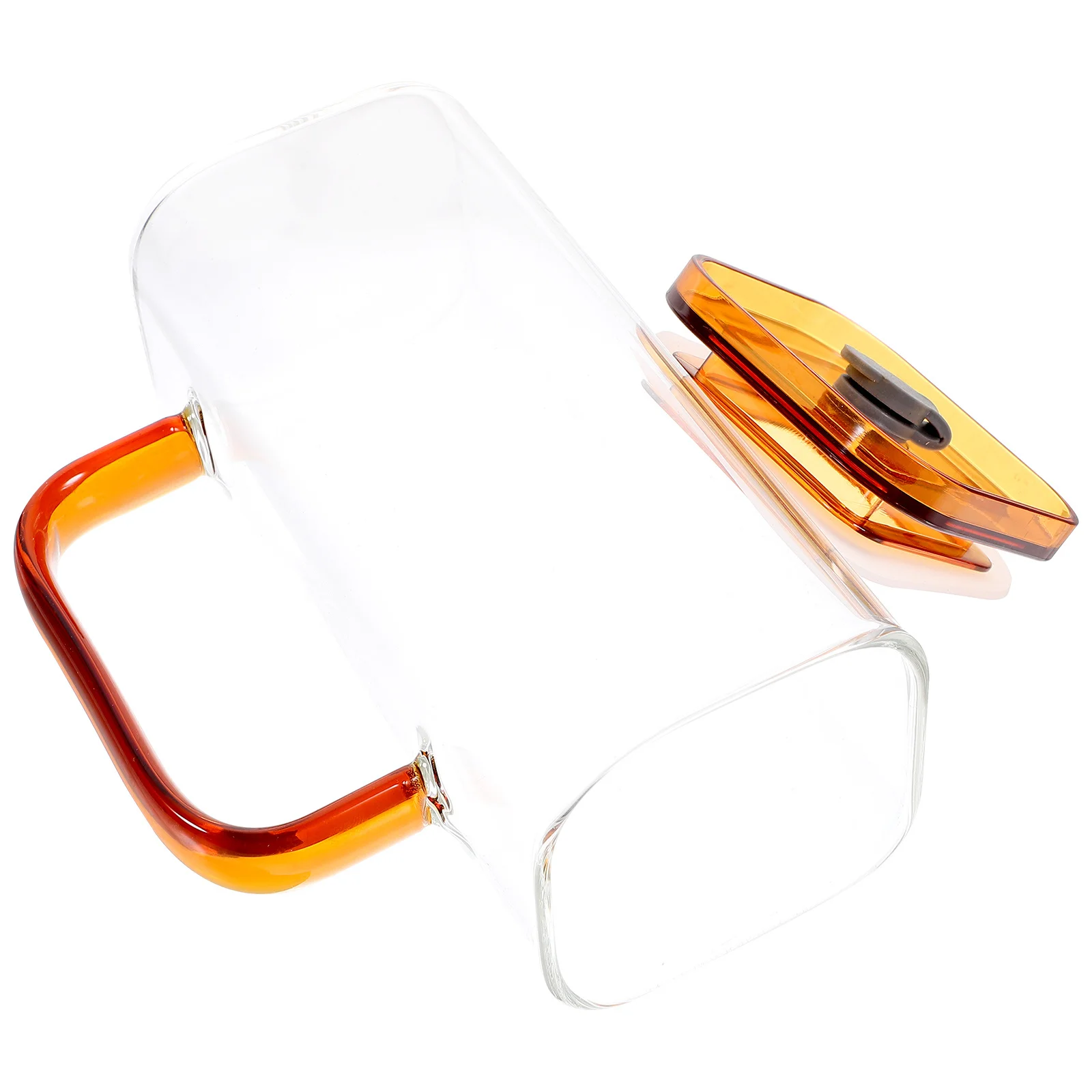 

350ml Glass Juice Cup with Lid Straw Reusable for Water Iced Coffee Milk Tea Party Camping Beverages Water Cup