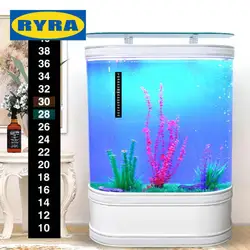 Dual Scale Aquarium Thermometer Fish Tank Liquid Fahrenheit Sticker Digital Aquarium Thermometer Stick Aquatic Pet Supplies 1PCS