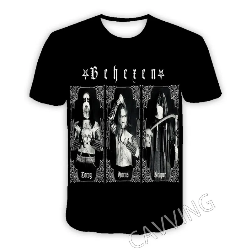 CAVVING 3D Printed  Behexen Rock  Casual T-shirts  Hip Hop T Shirts Harajuku Styles Tops Clothing for Men/women