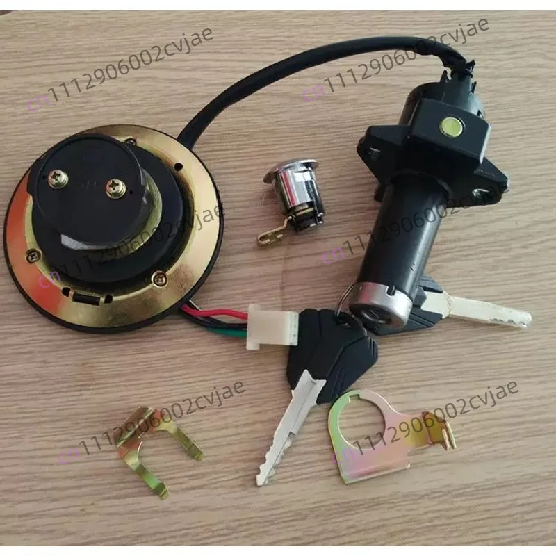 Motorcycle Upgraded Motorcycle Full Set Lock Ignition Switch Key Fuel Tank Cover For Zontes 125-fhgkejlz KD150