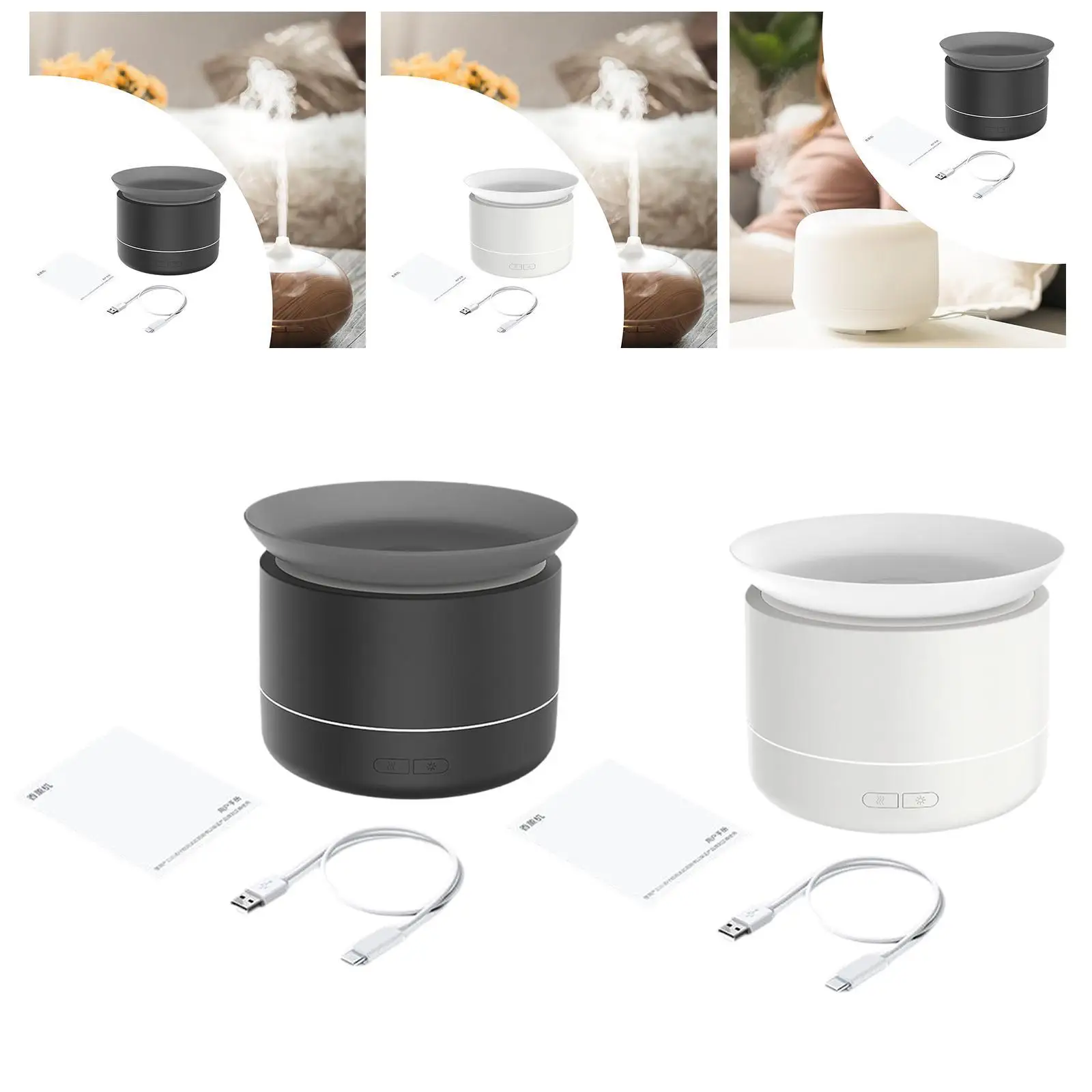 Difusores de óleo essencial confortável umidificador de mesa para decoração de casa com luz ambiente para estudo hotel banheiro sala de estar escritório