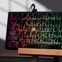 XVX Spider Keycaps Pattern Shine Through OEM Profile IMD-Tech 118 Keys Black Backlight Key Caps