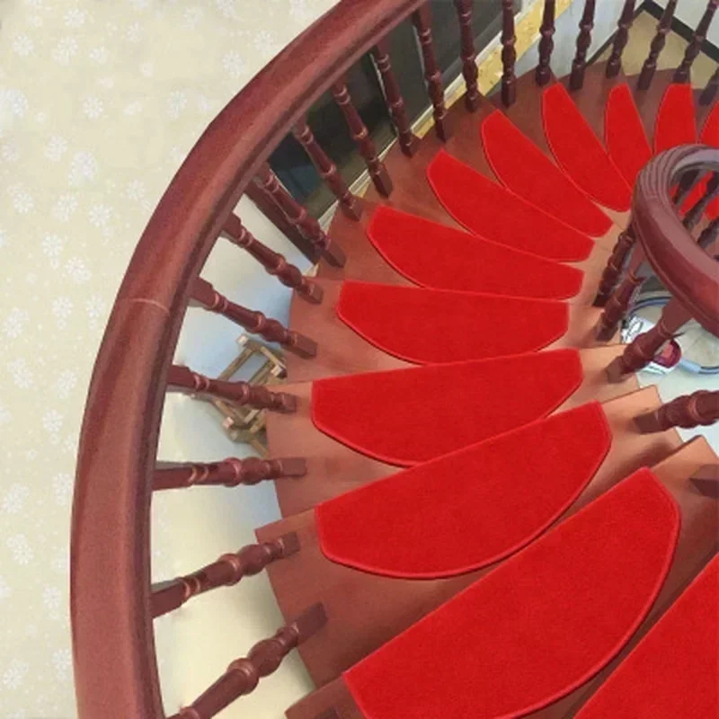 المضادة للانزلاق السجاد ذاتية اللصق للسلالم خطوة الوسادة للمنزل الدرج الغطاء الواقي وسادة 65 سنتيمتر * 24 سنتيمتر