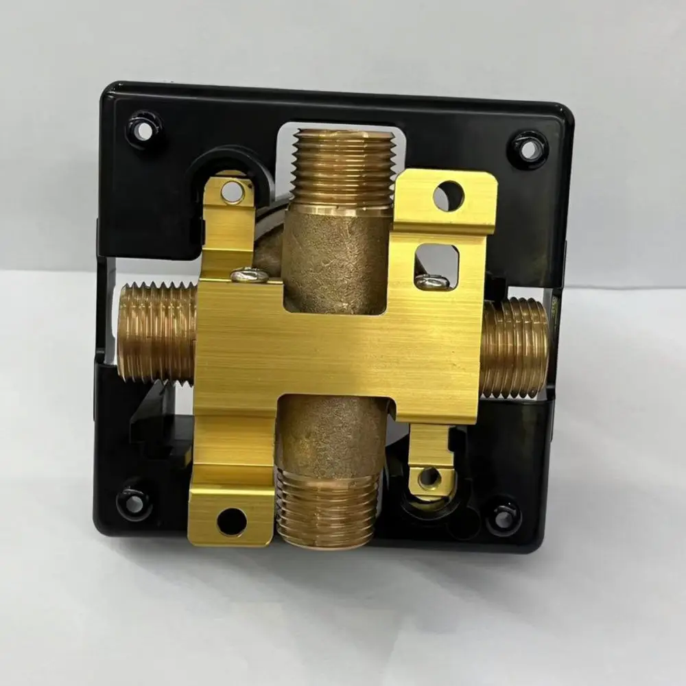 Universal Shower Valve Body For R10000 Unbx Brass Rough In Diverter Tub Faucet Mounting Base Bathroom Plumbing Part