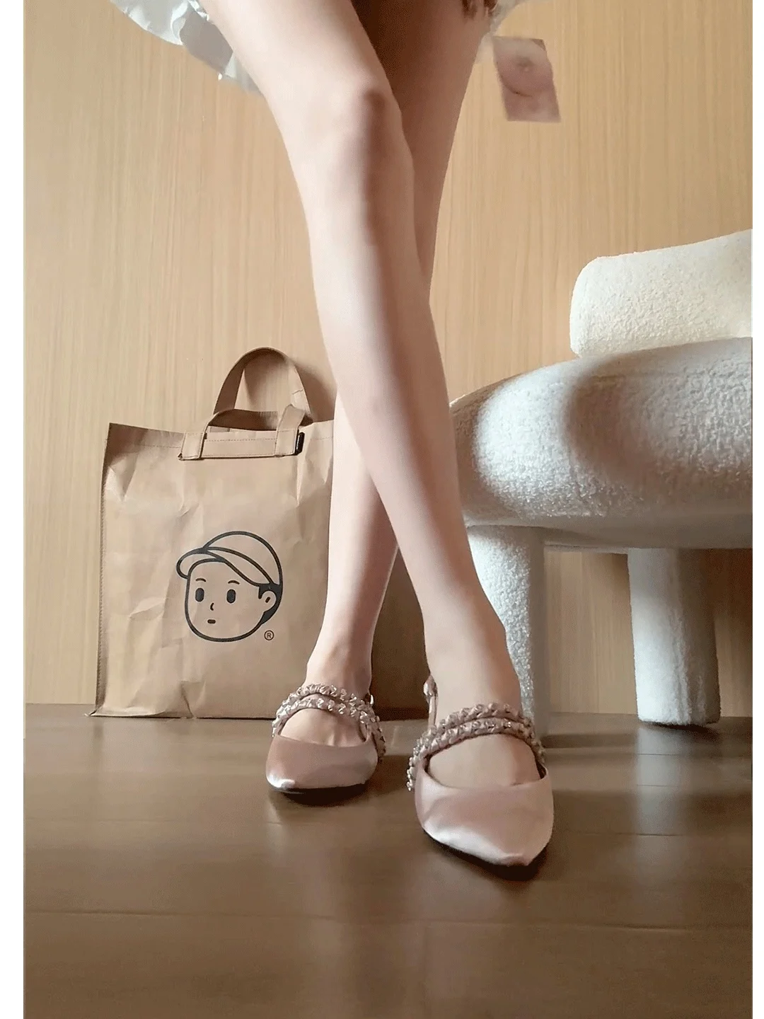 pink-pointed-toe-sandals-women's-summer-outdoor-wear-flat-bottom-rhinestone-single-shoes-breathable-low-cut-slip-on-flats