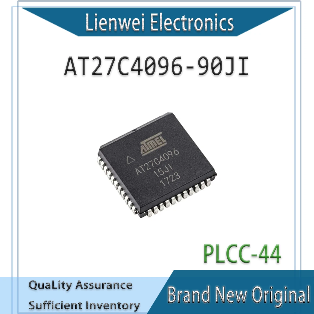 

100% New Original AT27C4096-90JI AT27C4096 IC Chipset PLCC-44