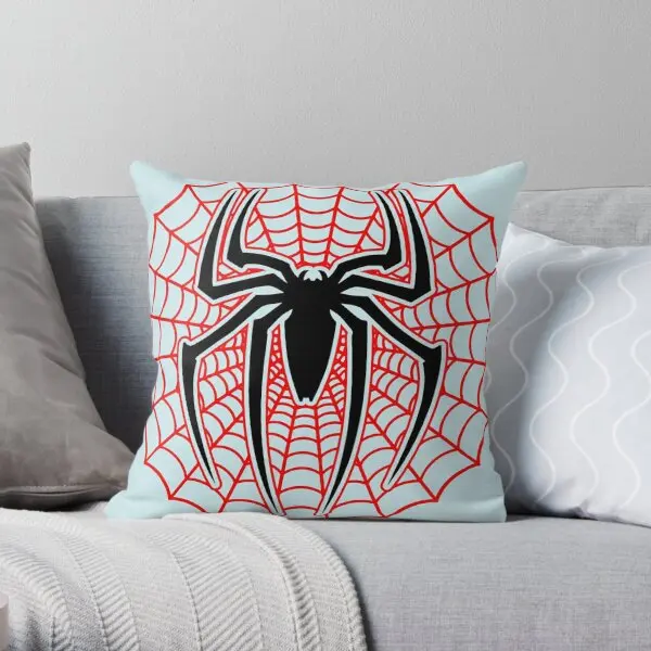 Spider  Printing Throw Pillow Cover Case Fashion Waist Throw Office Home Wedding Sofa Bed Decor Pillows not include One Side