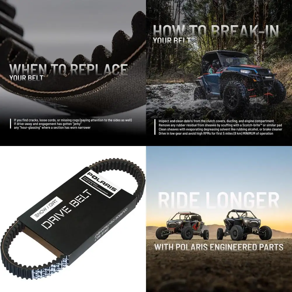 

Polaris Drive Belt for Sportsman Scrambler 850, XP 850, XP 1000, XP 1000 S, Touring 850, and Touring XP 1000 ATV Models, Runs Co