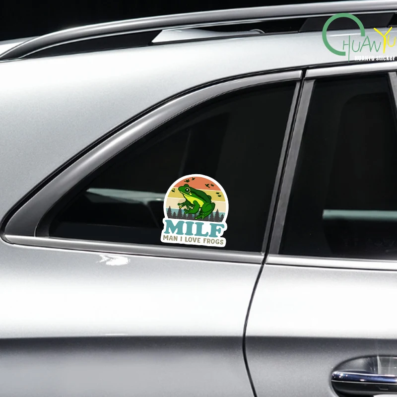 

Word Car Stickers I Love Frogs Sticker Pack Exterior Accessories Waterproof PVC Inkjet Decals Funny