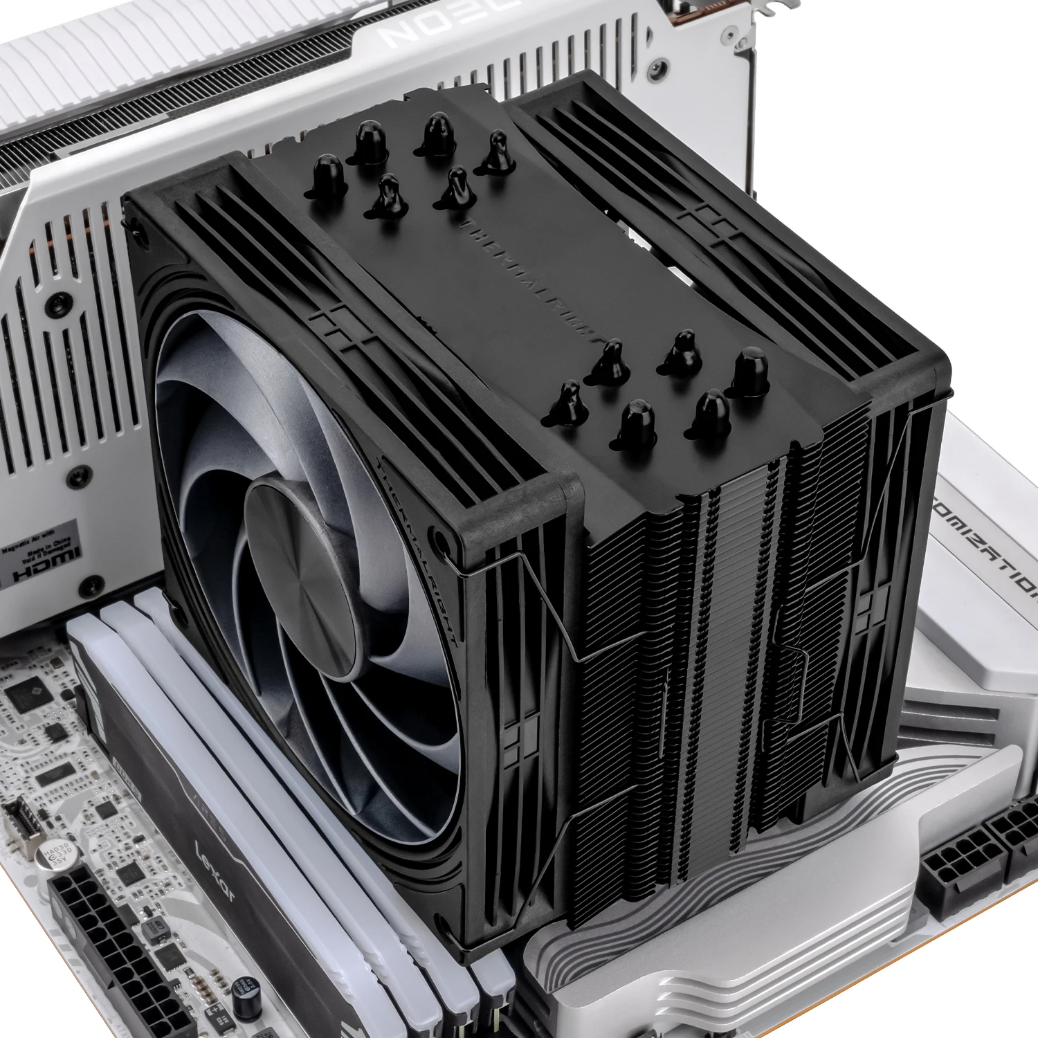 Кулер для процессора Thermalri – обзор и цена Cpu Air Cooler Dual Tower 6 Heatpipe