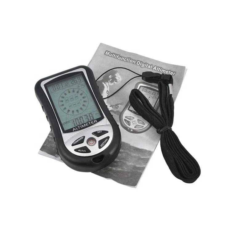 NEW DS302 Portable Altimeter Barometer Altitude Meter Thermometer Compass Multifunctional Outdoor Mountaineering Meter