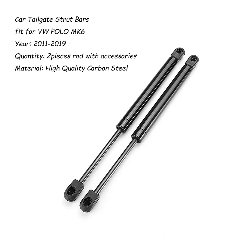 Tail Rear Door Lift Support Spring Shock Strut Bars for VW POLO MK6 2019 2020 2021 2022 2023 2024 Accessories