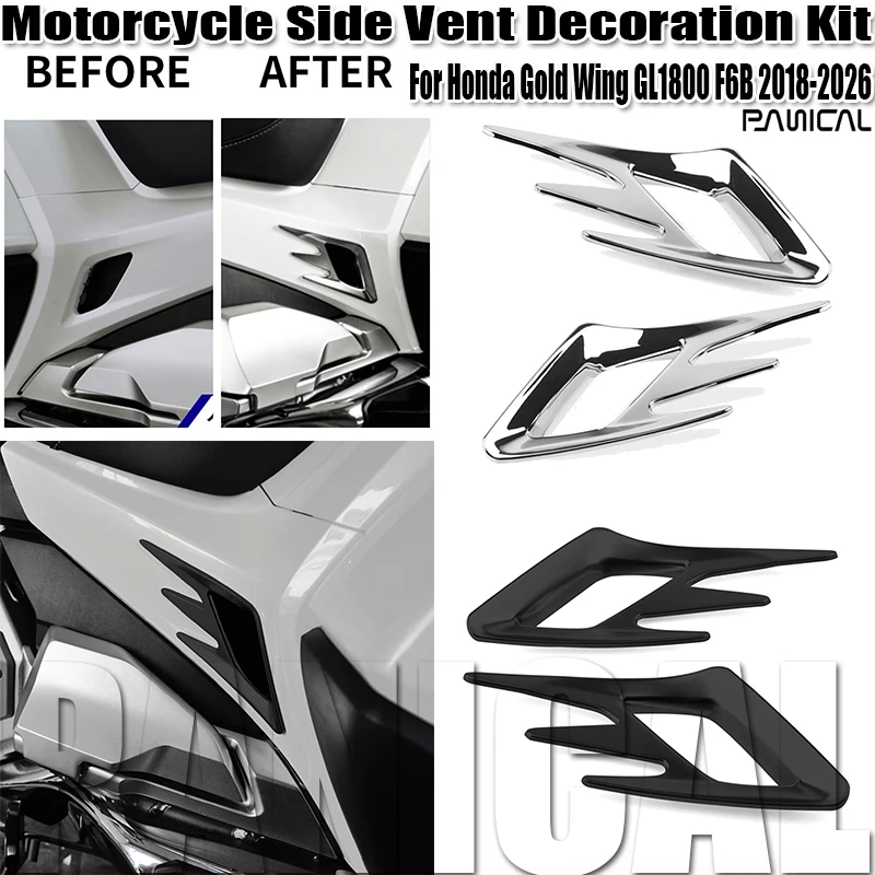 Panical Motorcycle Side Tool Panel Decorative Parts For Honda Gold Wing GL1800 F6B 2018-2026 Decoration Parts