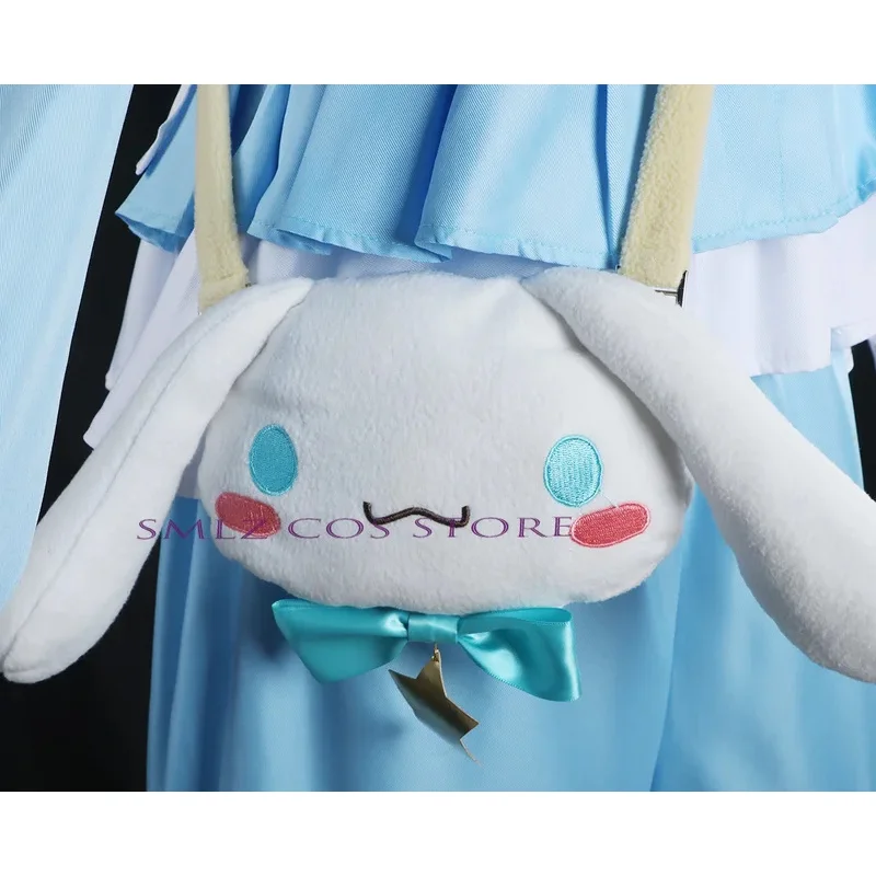 Game Desaulniers Joseph Cosplay Anime Identity V Cosplay Blue Uniform Hat Cute Bag Wig Set Party Role Play Outfit for Men Women