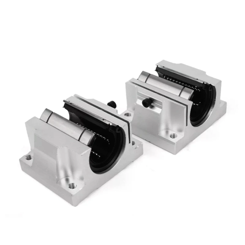1pcs 2pcs 4pcsTBR16UU/TBR20LUU/TBR25LUU/TBR30LUU Linear Ball Bearing Support Block CNC Router For 3D Printer Parts Linear Guide