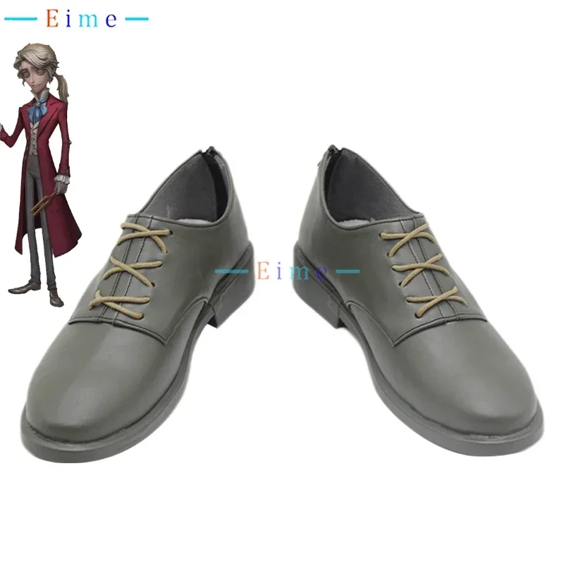 Game Identity V Composer Frederick Kreiburg Cosplay Shoes PU Leather Shoes Halloween Carnival Boots Cosplay Prop Custom Made