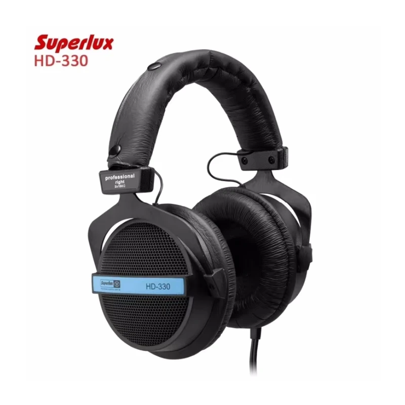 Superlux HD330 HD-330 Полуоткрытые динамические аудиофильские наушники/наушники для мониторинга, музыкальных развлечений DJ-гарнитура