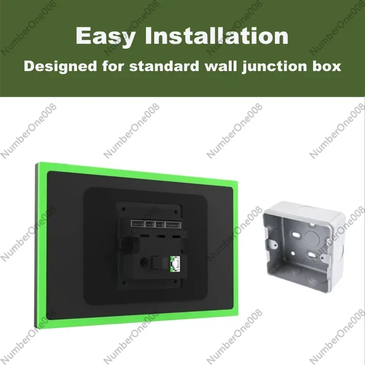 

10,1-дюймовая встраиваемая сенсорная панель для умного дома, планшет PoE на Android 13 с поддержкой Zigbee Tuya и Alexa/Google