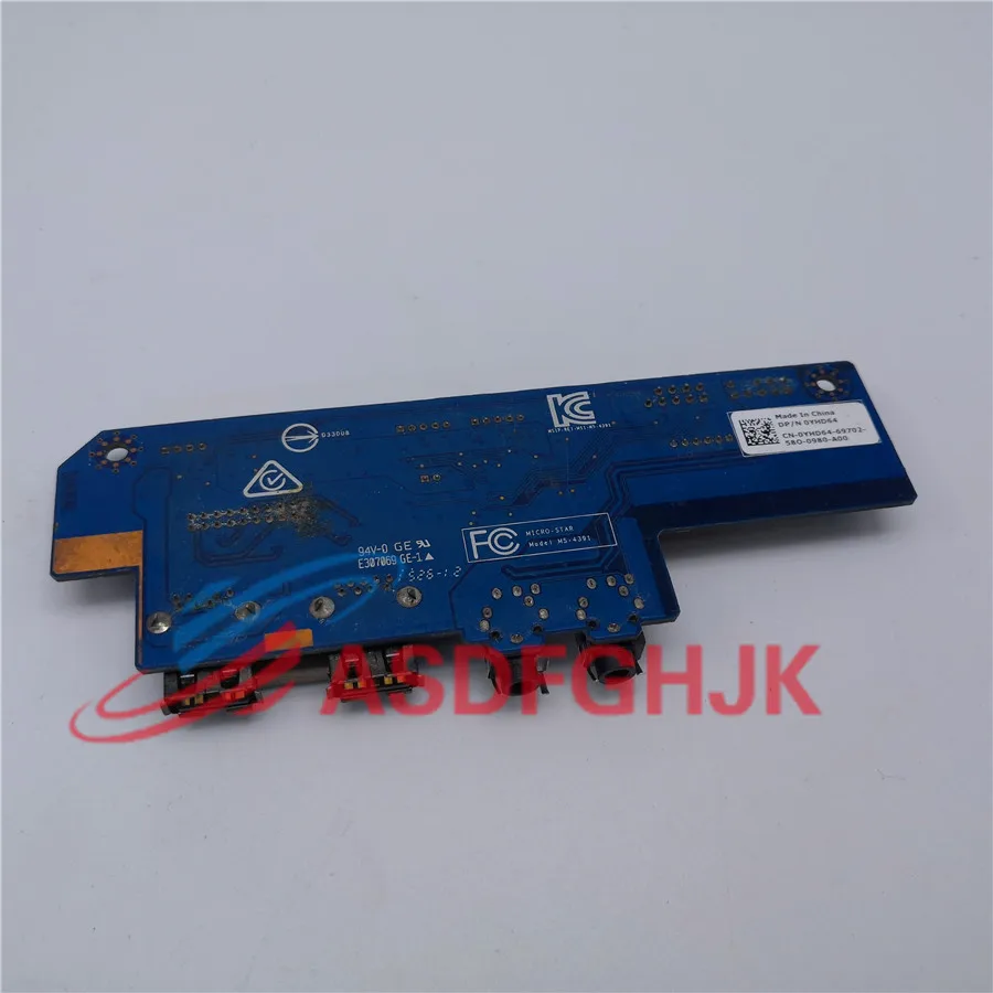 Original For Dell Alienware 51 X51 R3 USB Audio I/O Board CN-0YHD64 YHD64 0YHD64 ms-4391 Tested Fast Shipping