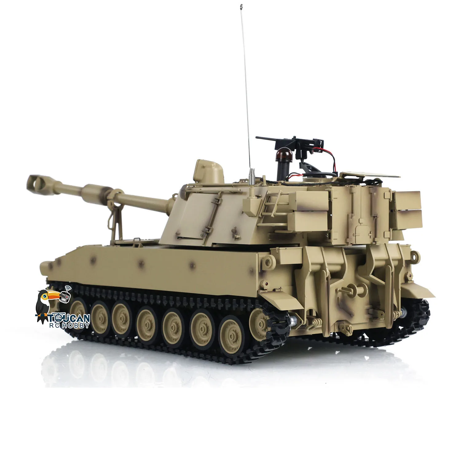 Tongde 1/16 M109A2 RC obusier RTR réservoir automoteur avec baril BB infrarouge recul jouet modèle TH24239