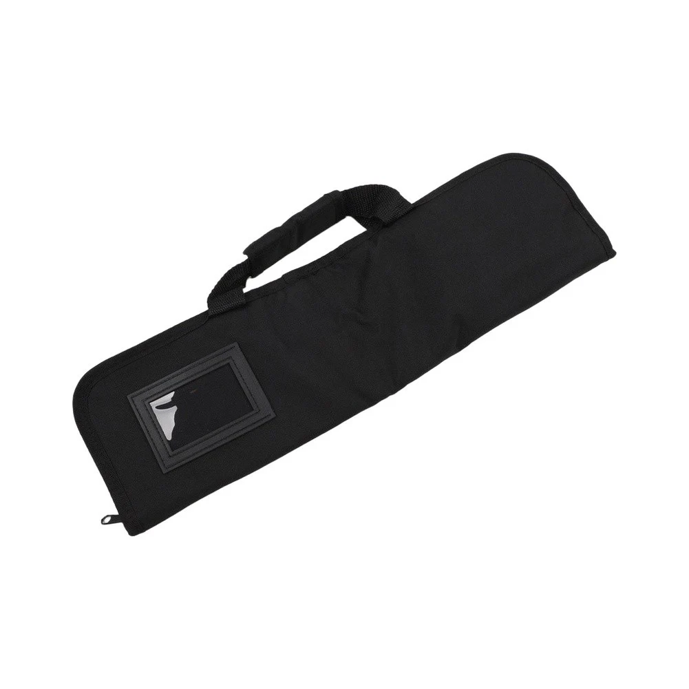 Oxford Cloth Storage Bag for Chef Tools Multiple Slots for Organization Double Zipper Closure Adjustable Buckles Easy to Carry