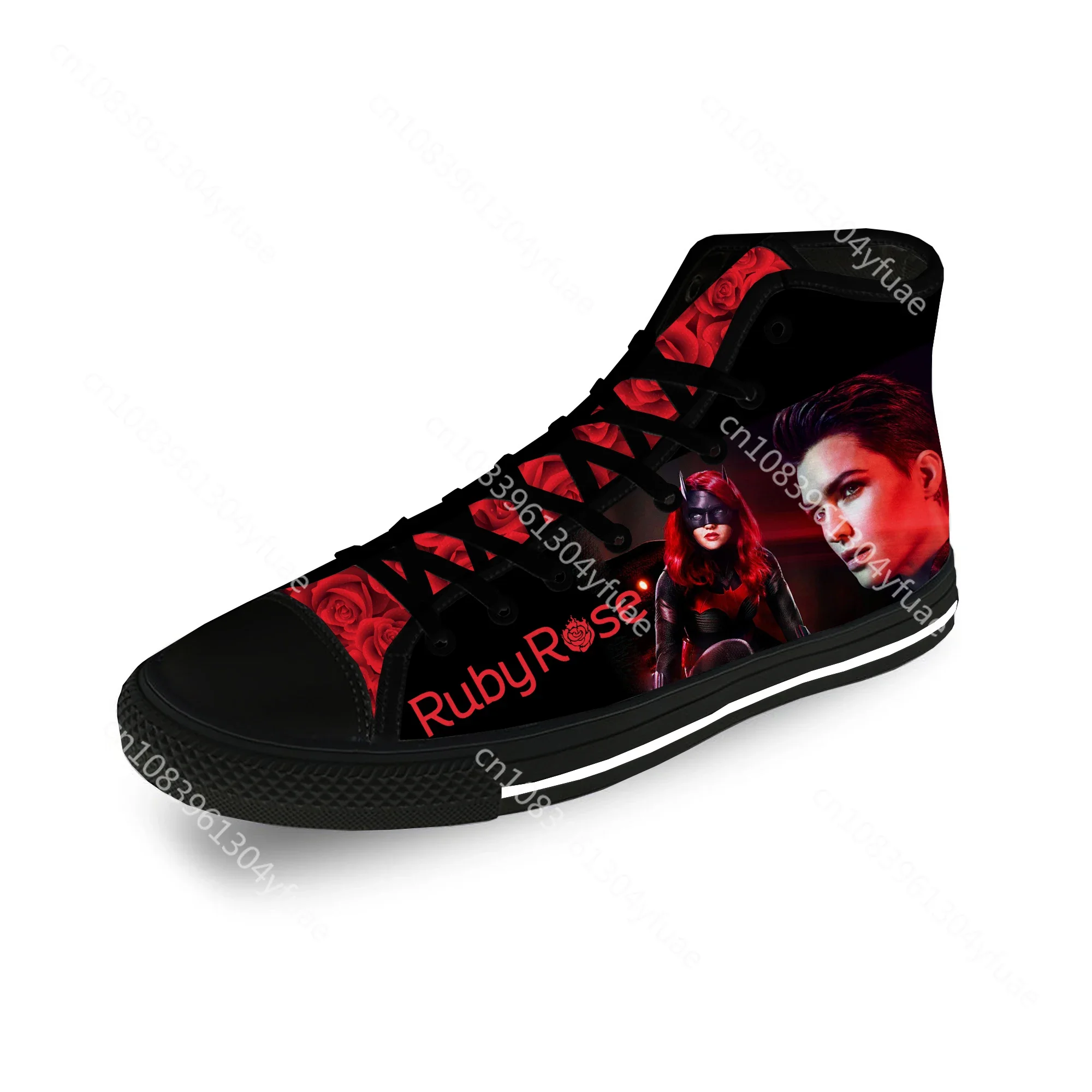 Ruby Rose High Top Sneakers Mens Womens Teenager Casual Shoes Canvas Running 3D Print Shoes Cosplay Breathable Lightweight shoe