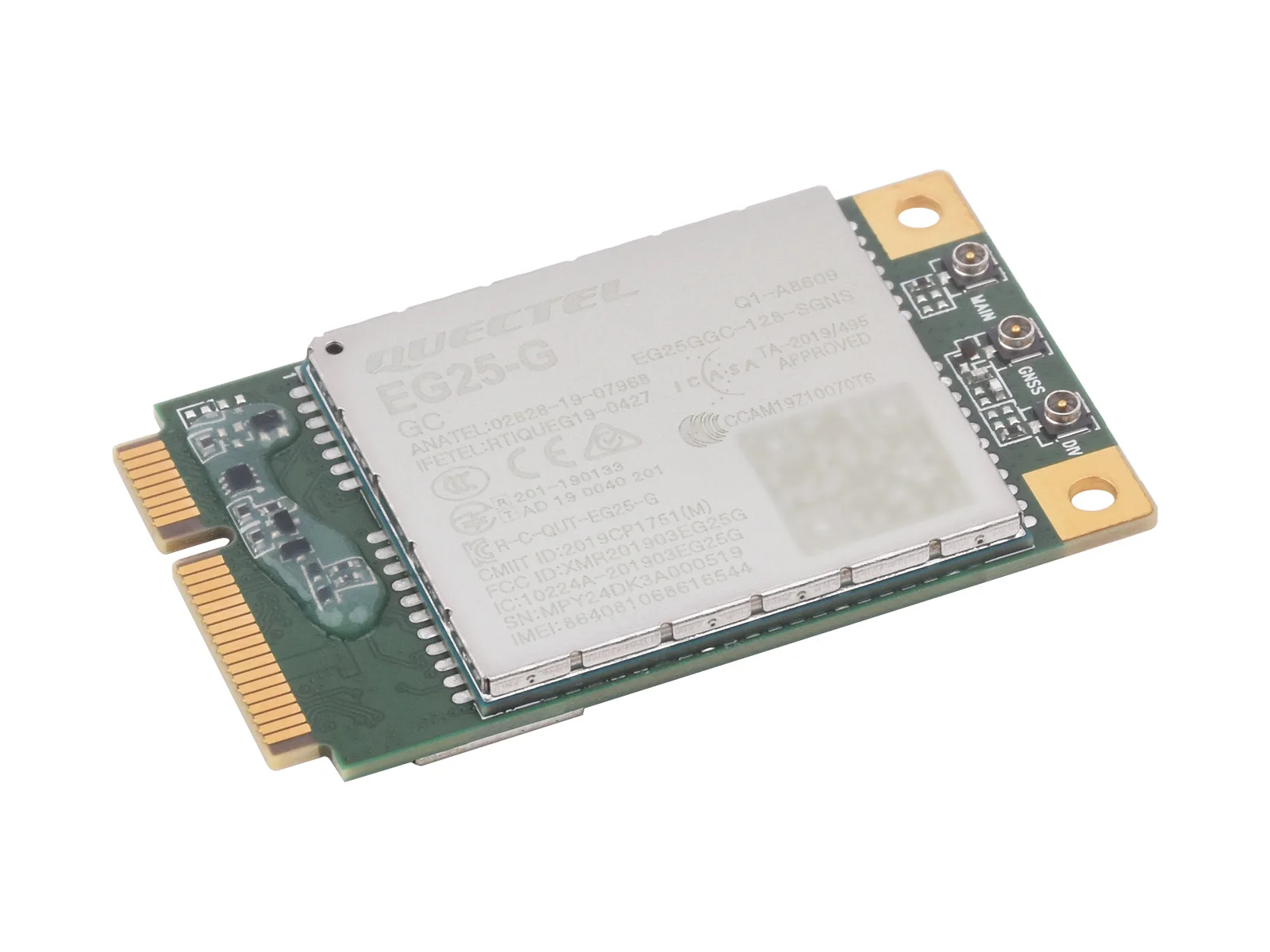 Quectel EG25-G Mpcie Module, Lte Cat 4 Module Met Pci Express Minikaartvormfactor, Ondersteunt Meerdere Draadloze Communicatie M